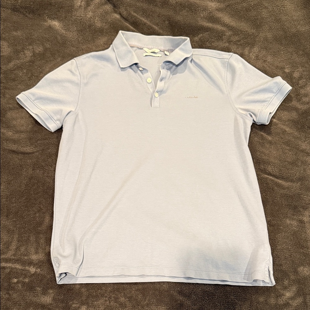 Calvin Klein Light Blue Polo Shirt